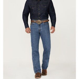 Cinch Up Denim Bronze-Label Medium Wash Slim Fit Tapered Leg 5-Pocket Jean 38x36